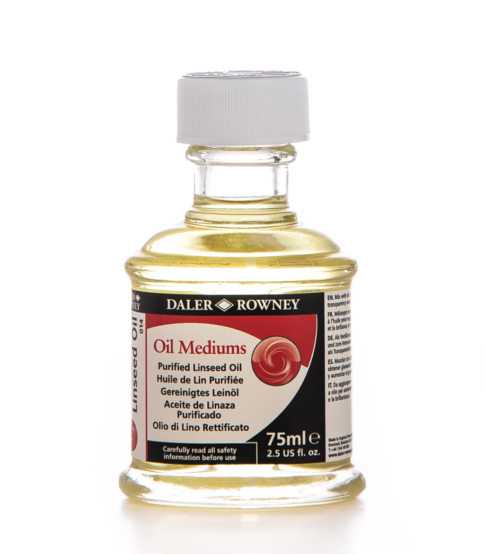 DALER ROWNEY PURIFIED LINSEED OIL 75ML