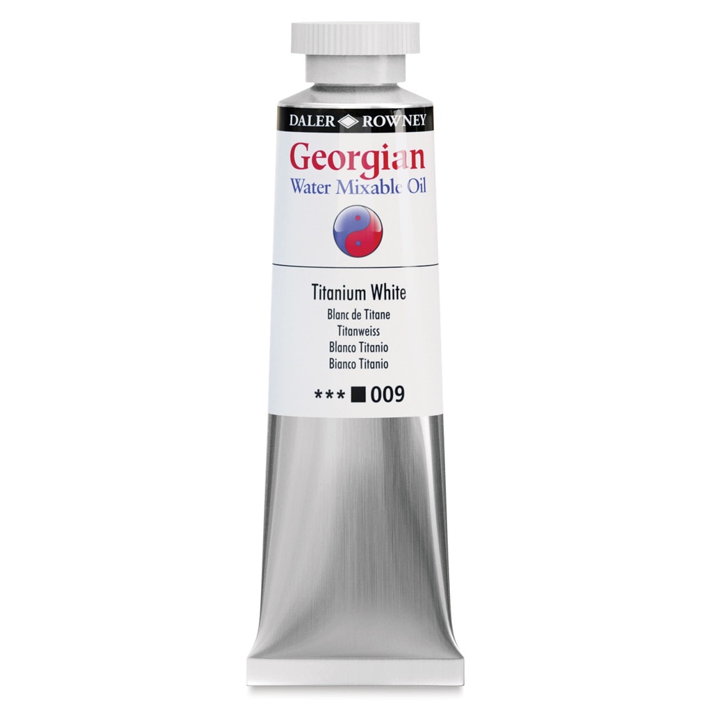 DALER ROWNEY WATER MIXABLE OIL COLOUR 37ML TITANIUM WHITE