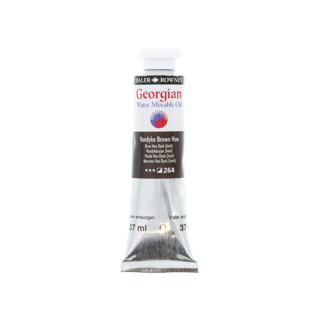 DALER ROWNEY WATER MIXABLE OIL COLOUR 37ML VANDYKE BROWN HUE