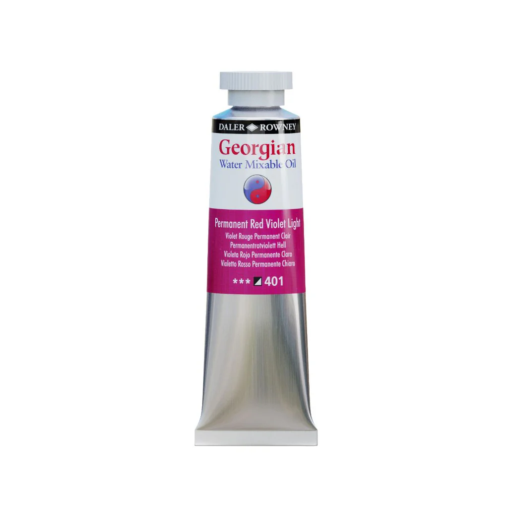 DALER ROWNEY WATER MIXABLE OIL COLOUR 37ML PERMANENT RED VIOLET LIGHT