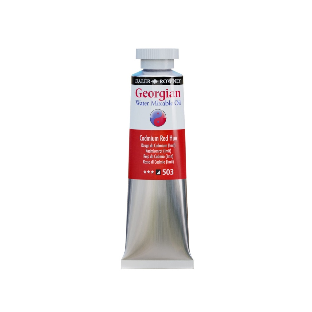 DALER ROWNEY WATER MIXABLE OIL COLOUR 37ML CADMIUM RED HUE