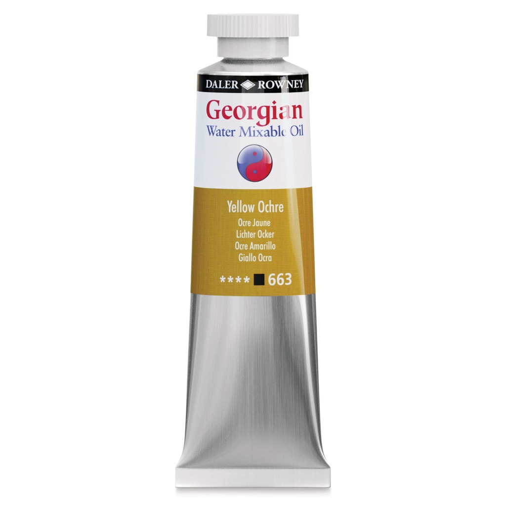 DALER ROWNEY WATER MIXABLE OIL COLOUR 37ML YELLOW OCHRE