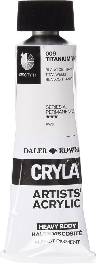 DALER ROWNEY CRYLA 75ML TITANIUM WHITE