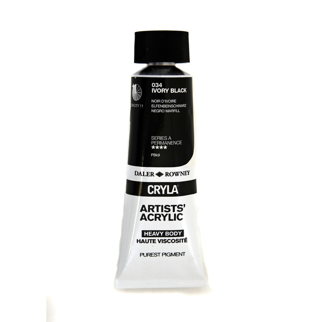 DALER ROWNEY CRYLA 75ML IVORY BLACK