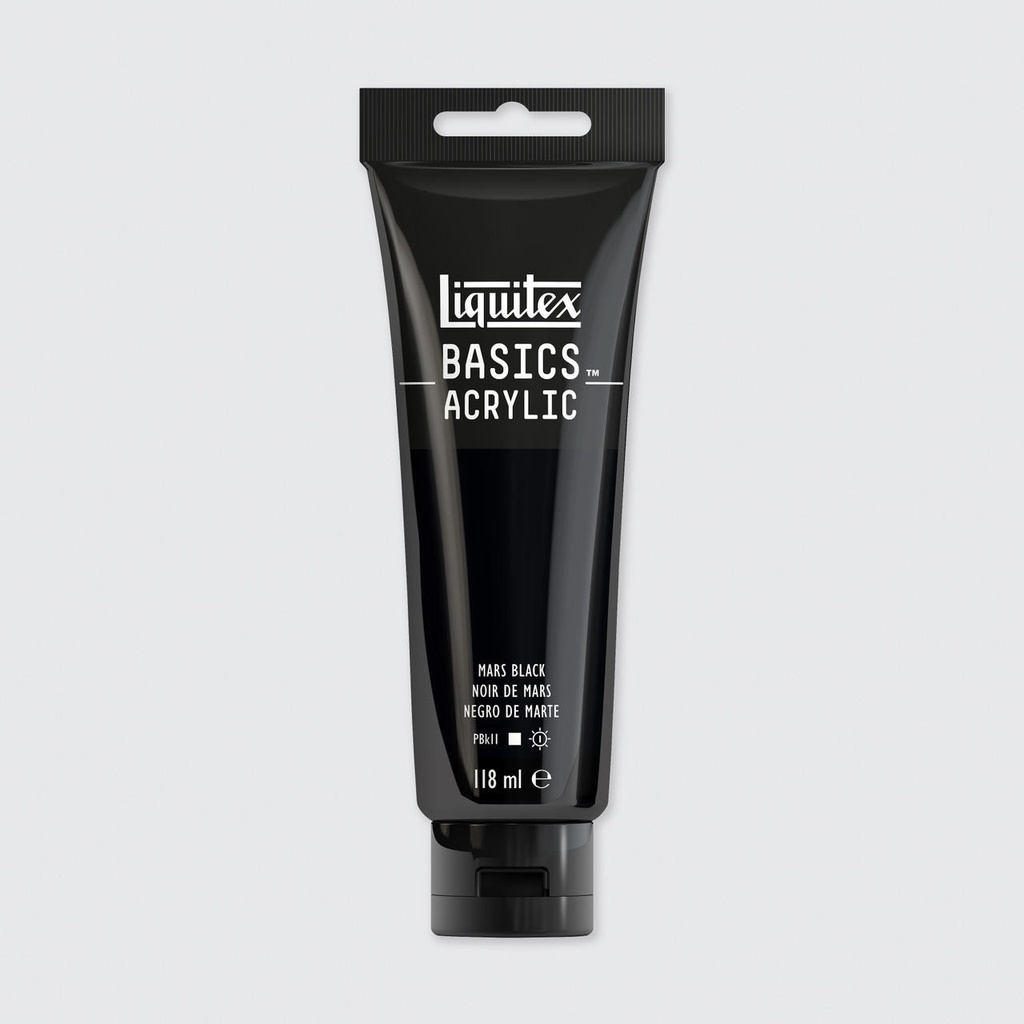 LIQUITEX BASICS ACRYLIC COLOUR 118ML MARS BLACK