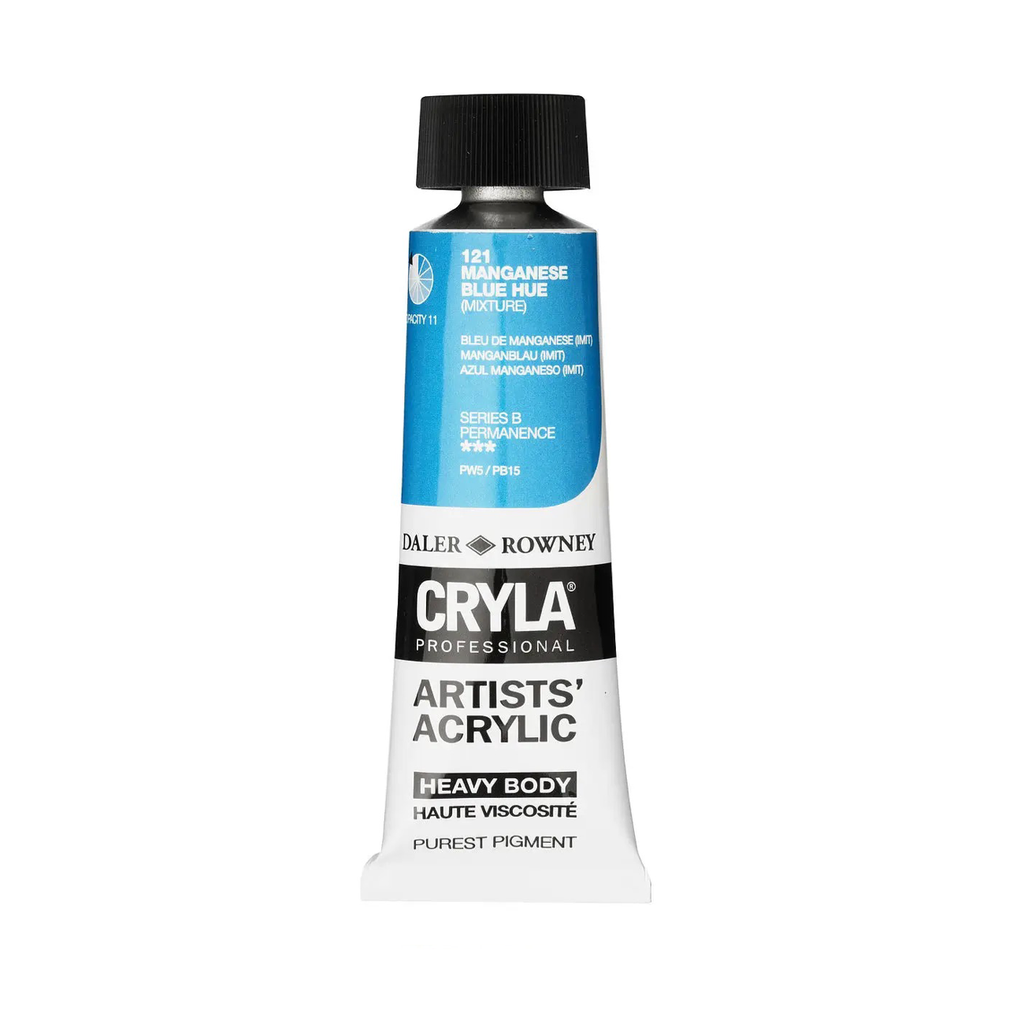 DALER ROWNEY CRYLA 75ML MANGANESE BLUE HUE HEAVY BODY