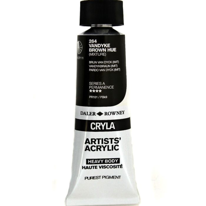 DALER ROWNEY CRYLA 75ML VANDYKE BROWN HUE