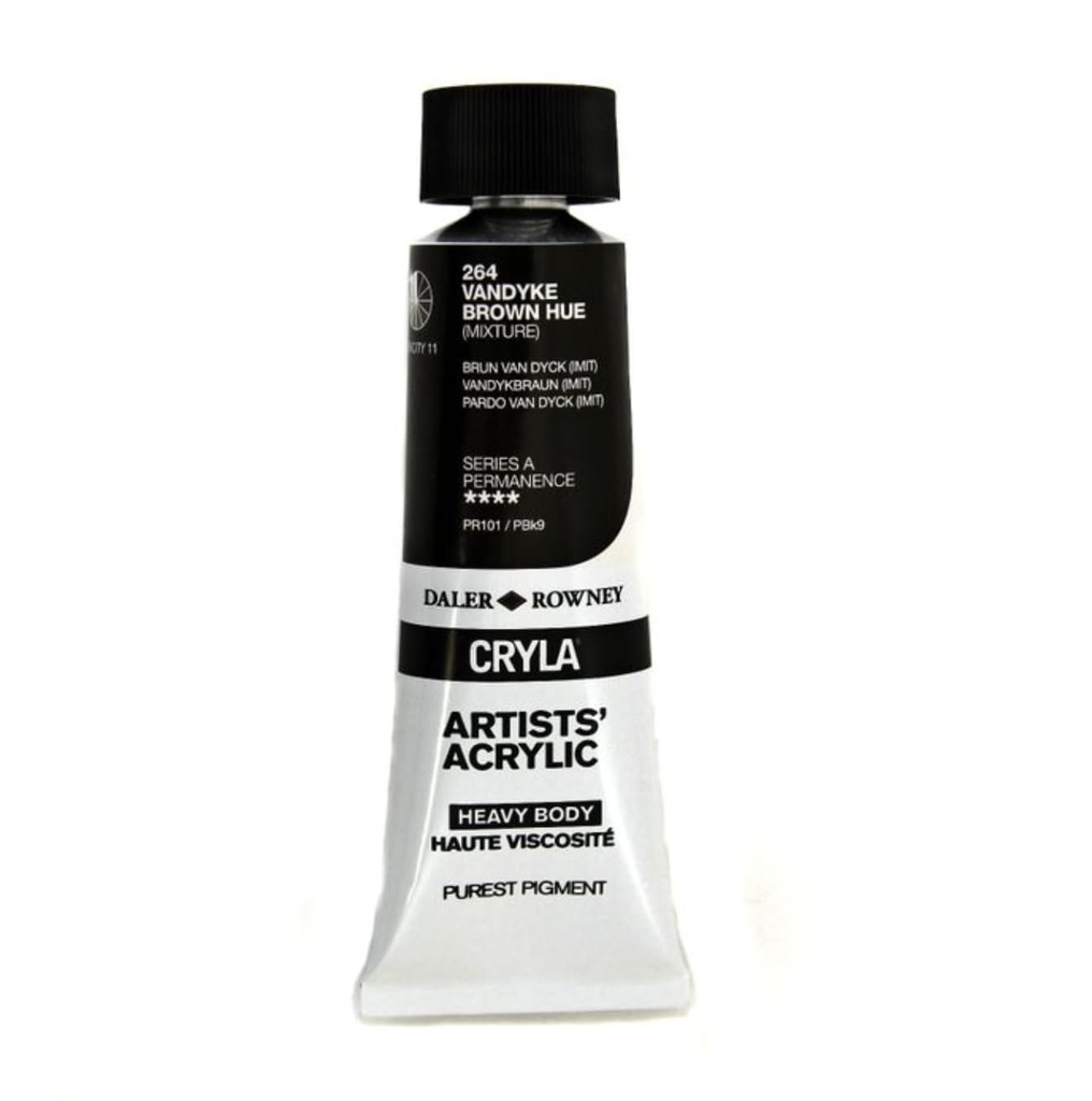 DALER ROWNEY CRYLA 75ML VANDYKE BROWN HUE