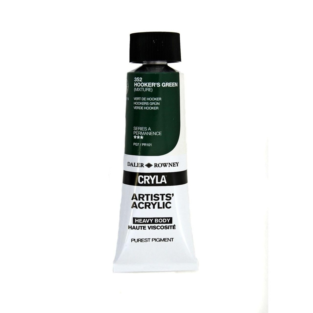 DALER ROWNEY CRYLA 75ML HOOKERS GREEN HEAVY BODY