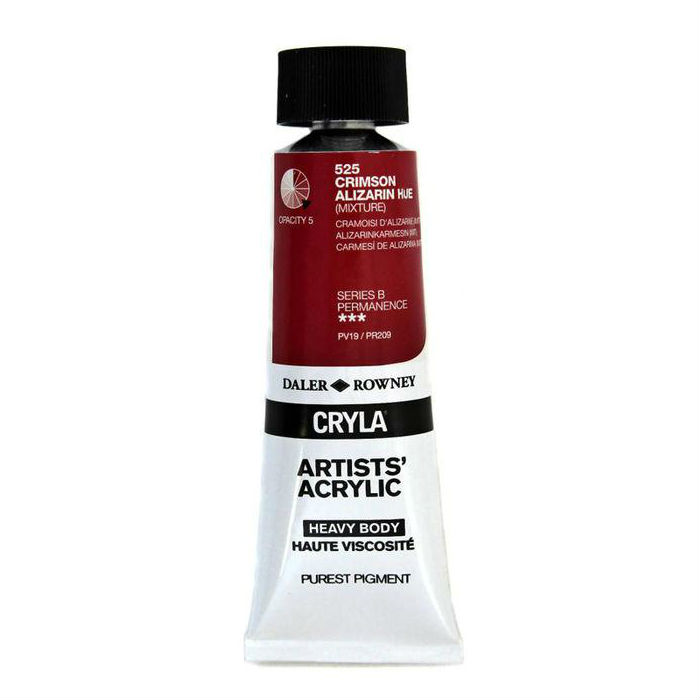 DALER ROWNEY CRYLA 75ML CRIMSON ALIZARIN HUE