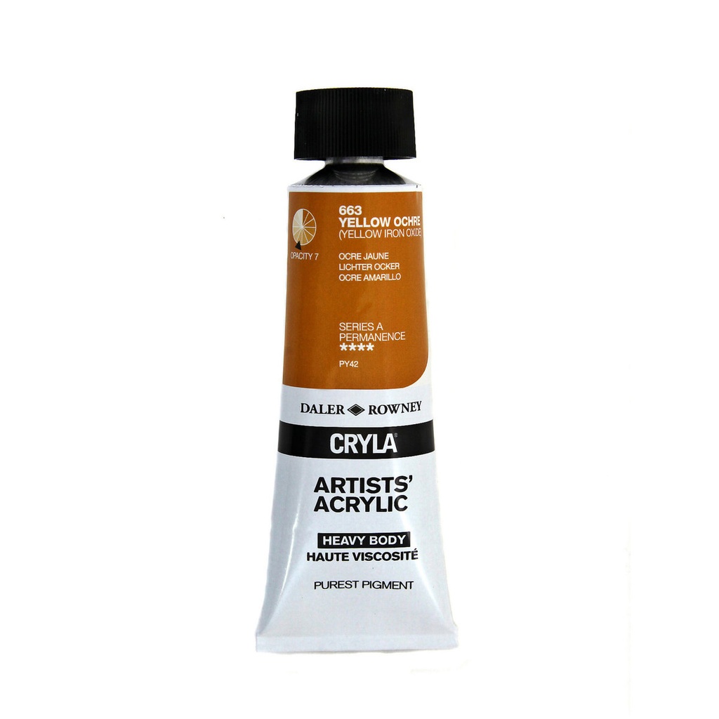 DALER ROWNEY CRYLA 75ML YELLOW OCHRE