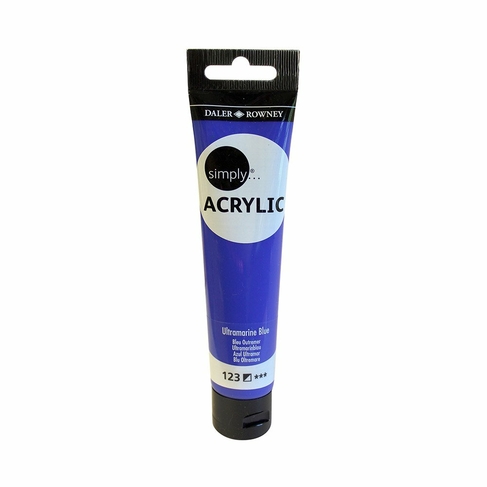 DALER ROWNEY SIMPLY ACRYLIC 75ML SL ULTRAMARINE