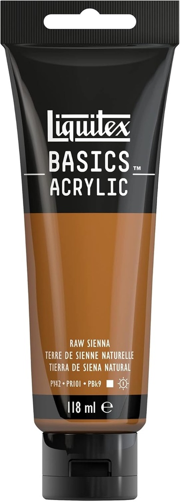 LIQUITEX BASICS ACRYLIC COLOUR 118ML RAW SIENNA