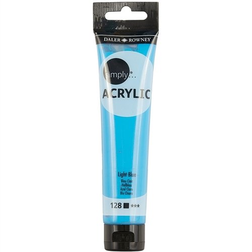 DALER ROWNEY SIMPLY ACRYLIC 75ML SL LIGHT BLUE