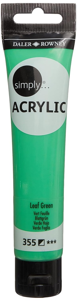 DALER ROWNEY SIMPLY ACRYLIC 75ML SL LEAF GREEN