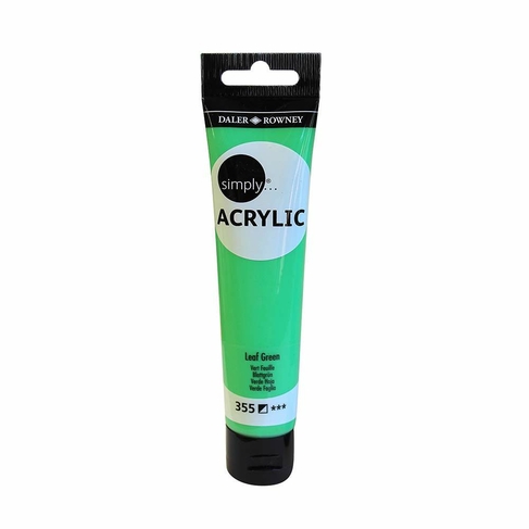 DALER ROWNEY SIMPLY ACRYLIC 75ML SL LEAF GREEN