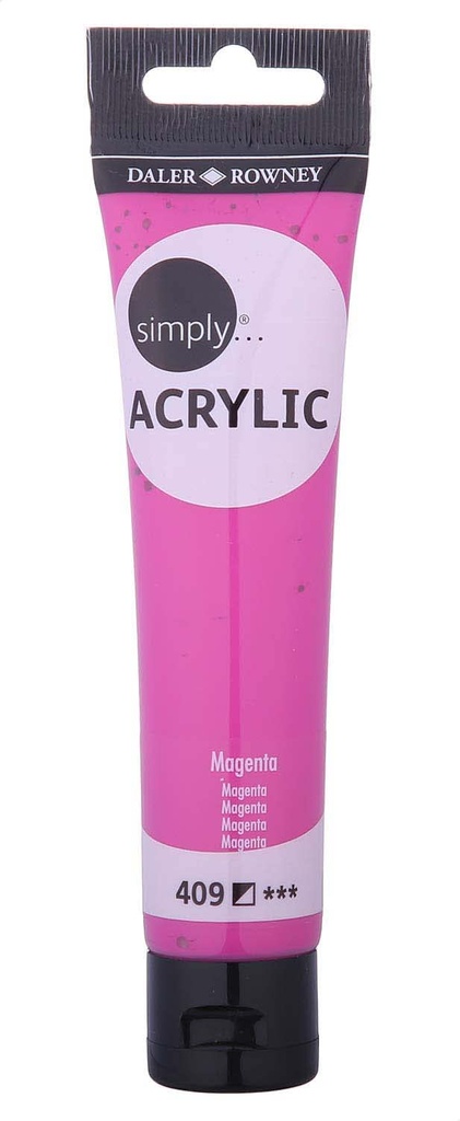 DALER ROWNEY SIMPLY ACRYLIC 75ML SL MAGENTA