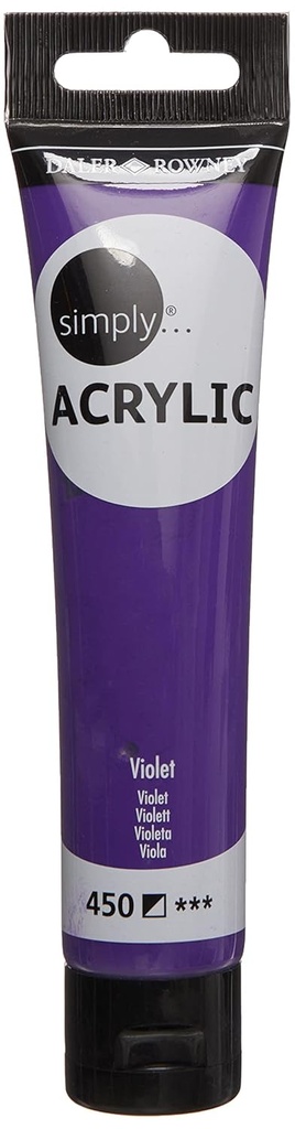 DALER ROWNEY SIMPLY ACRYLIC 75ML SL VIOLET