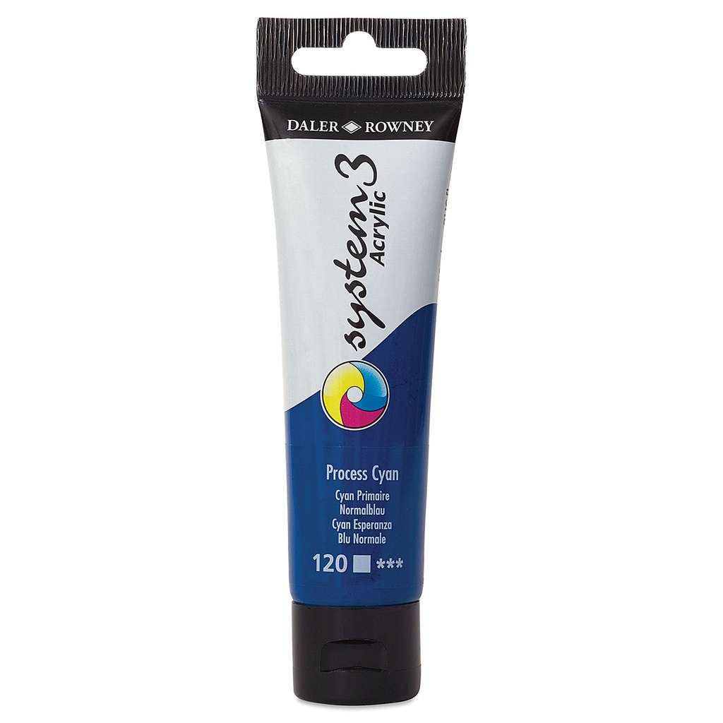 DALER ROWNEY SYSTEM3 ACRYLIC 59ML PROCESS CYAN