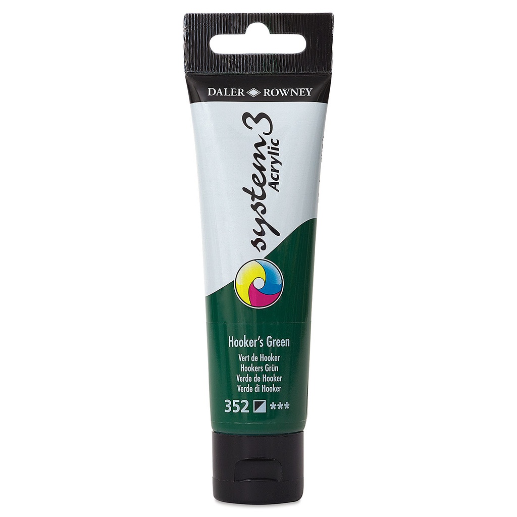 DALER ROWNEY SYSTEM3 ACRYLIC 59ML HOOKER'S GREEN