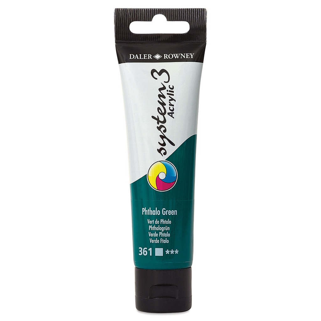 DALER ROWNEY SYSTEM3 ACRYLIC 59ML PHTHALO GREEN