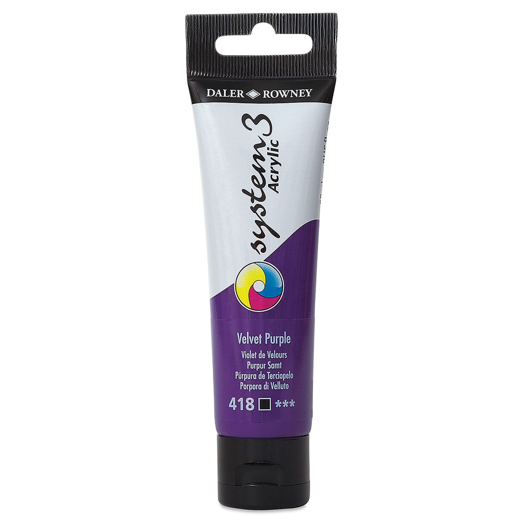 DALER ROWNEY SYSTEM3 ACRYLIC 59ML VELVET PURPLE