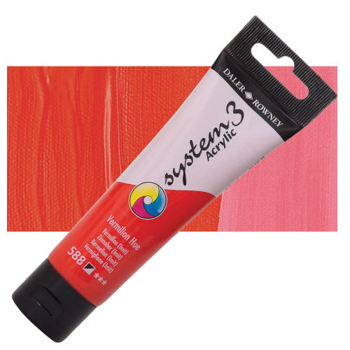 DALER ROWNEY SYSTEM3 ACRYLIC 59ML VERMILION HUE