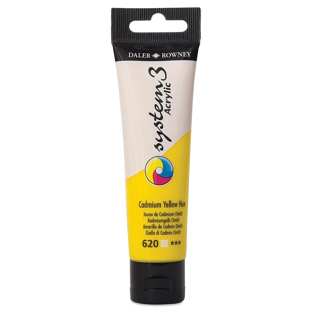 DALER ROWNEY SYSTEM3 ACRYLIC 59ML CADMIUM YELLOW DEEP HUE