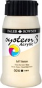 DALER ROWNEY SYSTEM 3 ACRYLIC 500ML BUFF TITANIUM