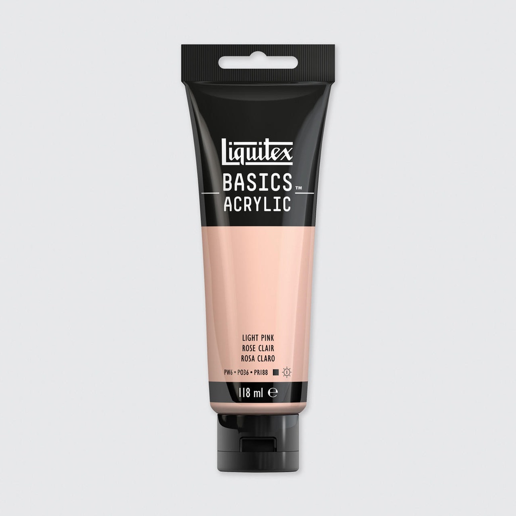 LIQUITEX BASICS ACRYLIC COLOUR 118ML LIGHT PINK
