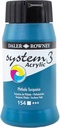 DALER ROWNEY SYSTEM 3 ACRYLIC 500ML PHTHALO TURQUOISE