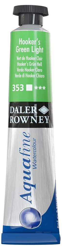 DALER ROWNEY AQUAFINE 8ML HOOKER'S GREEN LIGHT