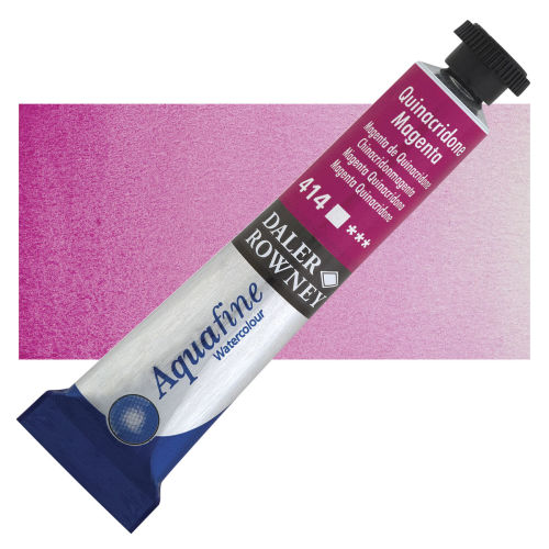 DALER ROWNEY AQUAFINE 8ML QUINACRIDONE MAGENTA