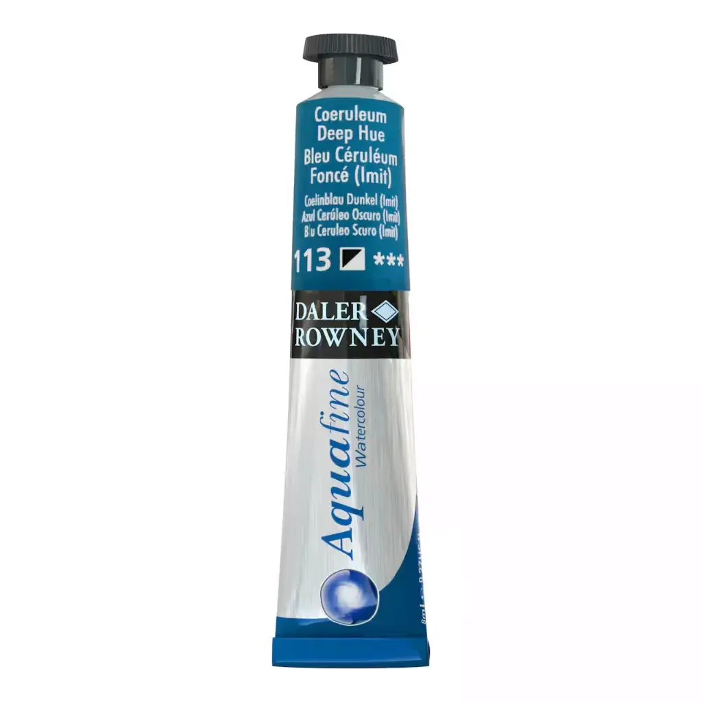 DALER ROWNEY AQUAFINE 8ML COERULEUM DEEP HUE
