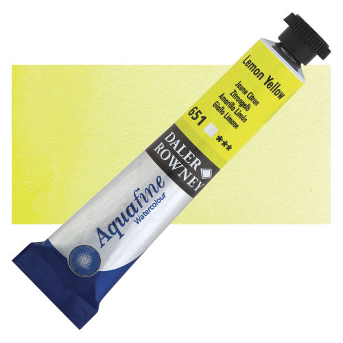 DALER ROWNEY AQUAFINE 8ML LEMON YELLOW