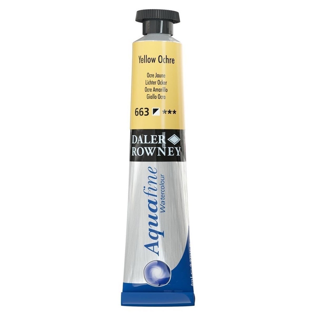 DALER ROWNEY AQUAFINE 8ML YELLOW OCHRE