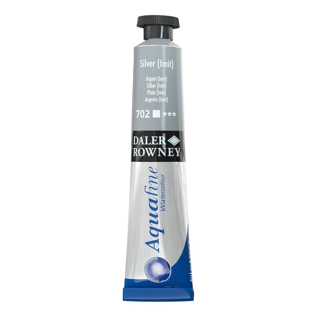 DALER ROWNEY AQUAFINE 8ML SILVER (IMIT)