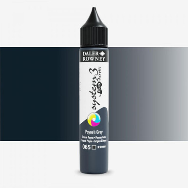 DALER ROWNEY SYSTEM3 FLUID 29.5ML PAYNE'S GREY