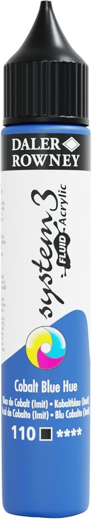 DALER ROWNEY SYSTEM3 FLUID 29.5ML COBALT BLUE HUE