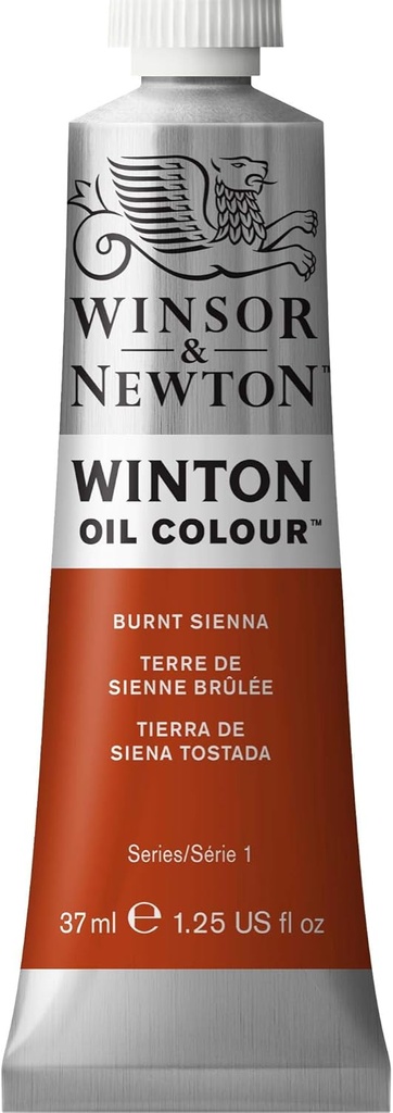 WINSOR & NEWTON WINTON OIL COLOUR 37ML TUBE BURNT SIENNA