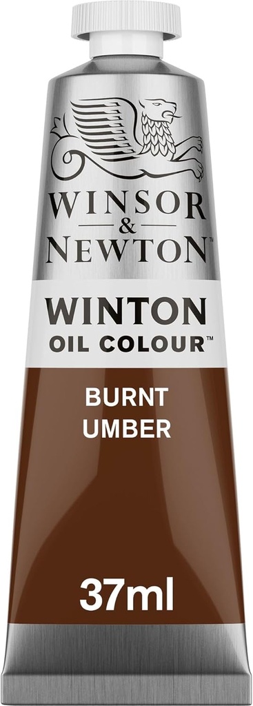 WINSOR & NEWTON WINTON OIL COLOUR 37ML TUBE BURNT UMBER
