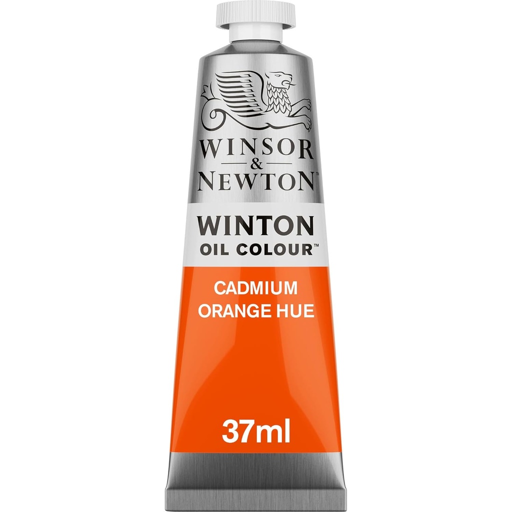 WINSOR & NEWTON WINTON OIL COLOUR 37ML TUBE CADMIUM ORANGE HUE