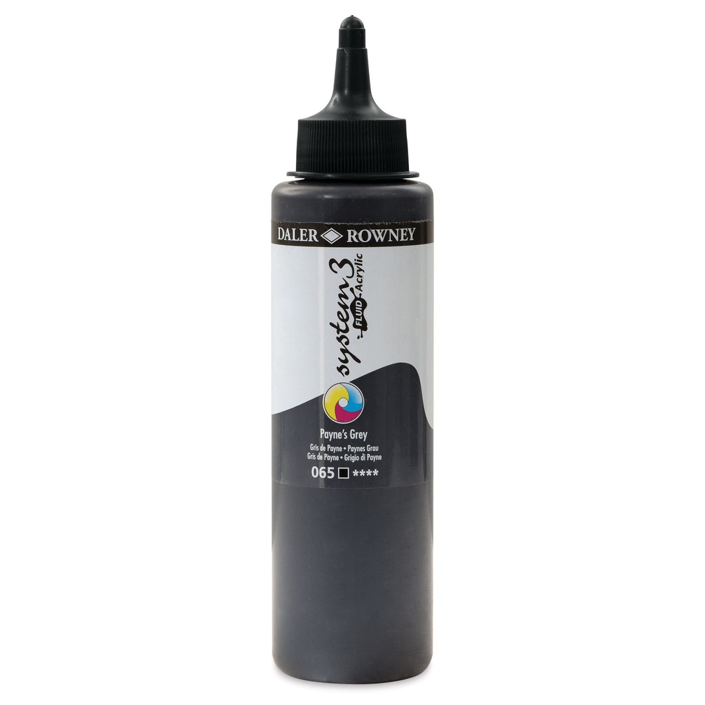 DALER ROWNEY SYSTEM3 FLUID 250ML PAYNE'S GREY