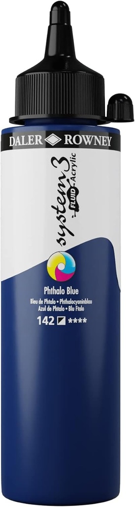 DALER ROWNEY SYSTEM3 FLUID 250ML PHTHALO BLUE