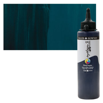 DALER ROWNEY SYSTEM3 FLUID 250ML PHTHALO TURQUOIS