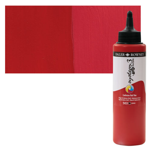 DALER ROWNEY SYSTEM3 FLUID 250ML CAD RED HUE