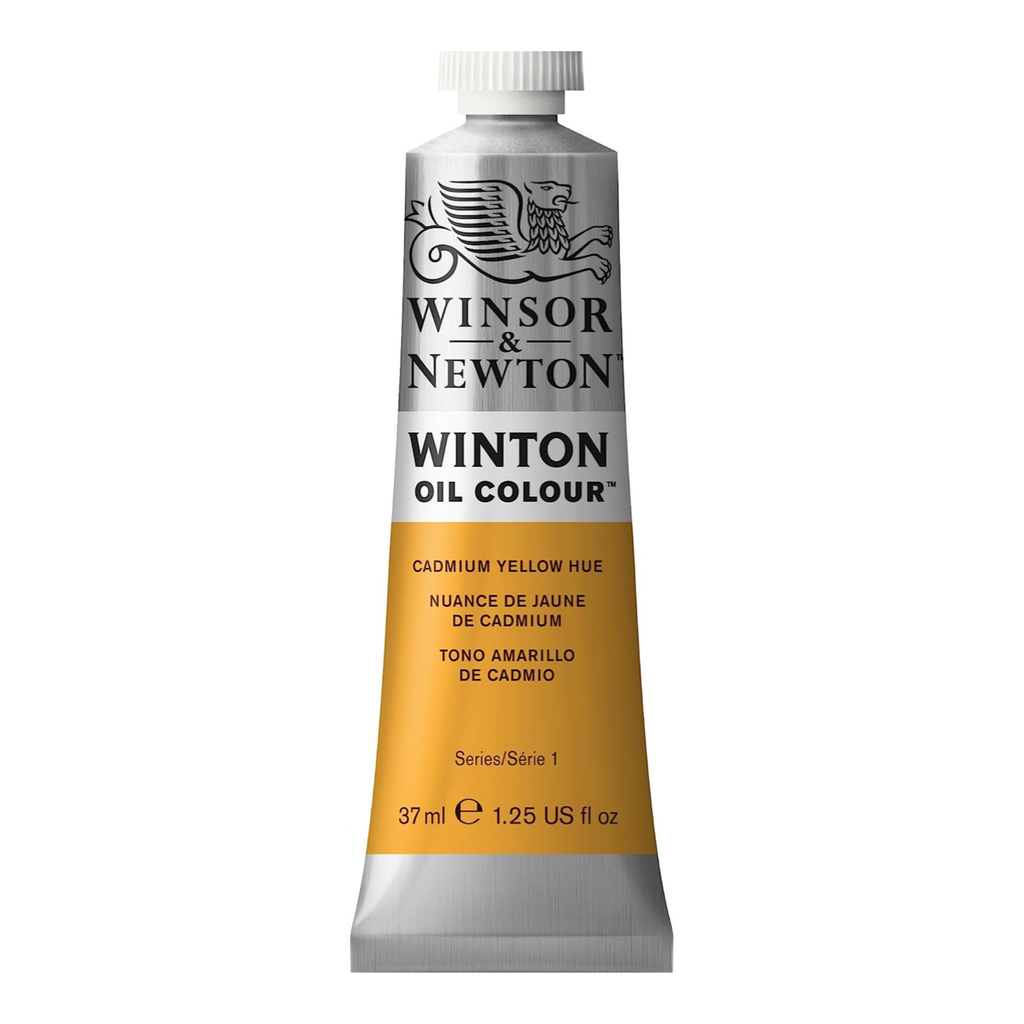 WINSOR & NEWTON WINTON OIL COLOUR 37ML TUBE CADMIUM YELLOW HUE