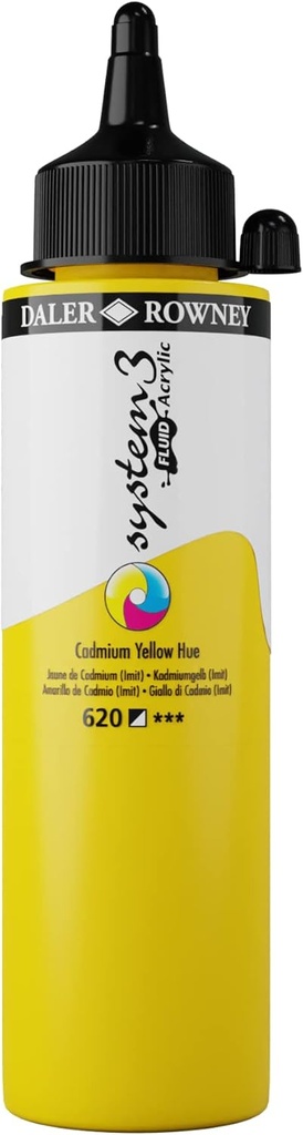 DALER ROWNEY SYSTEM3 FLUID 250ML CADMIUM YELLOW HUE