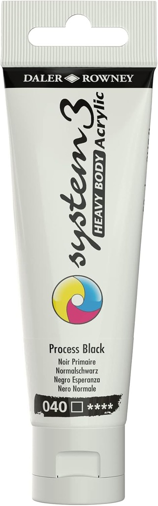 DALER ROWNEY SYSTEM3 HB 59ML PROCESS BLACK