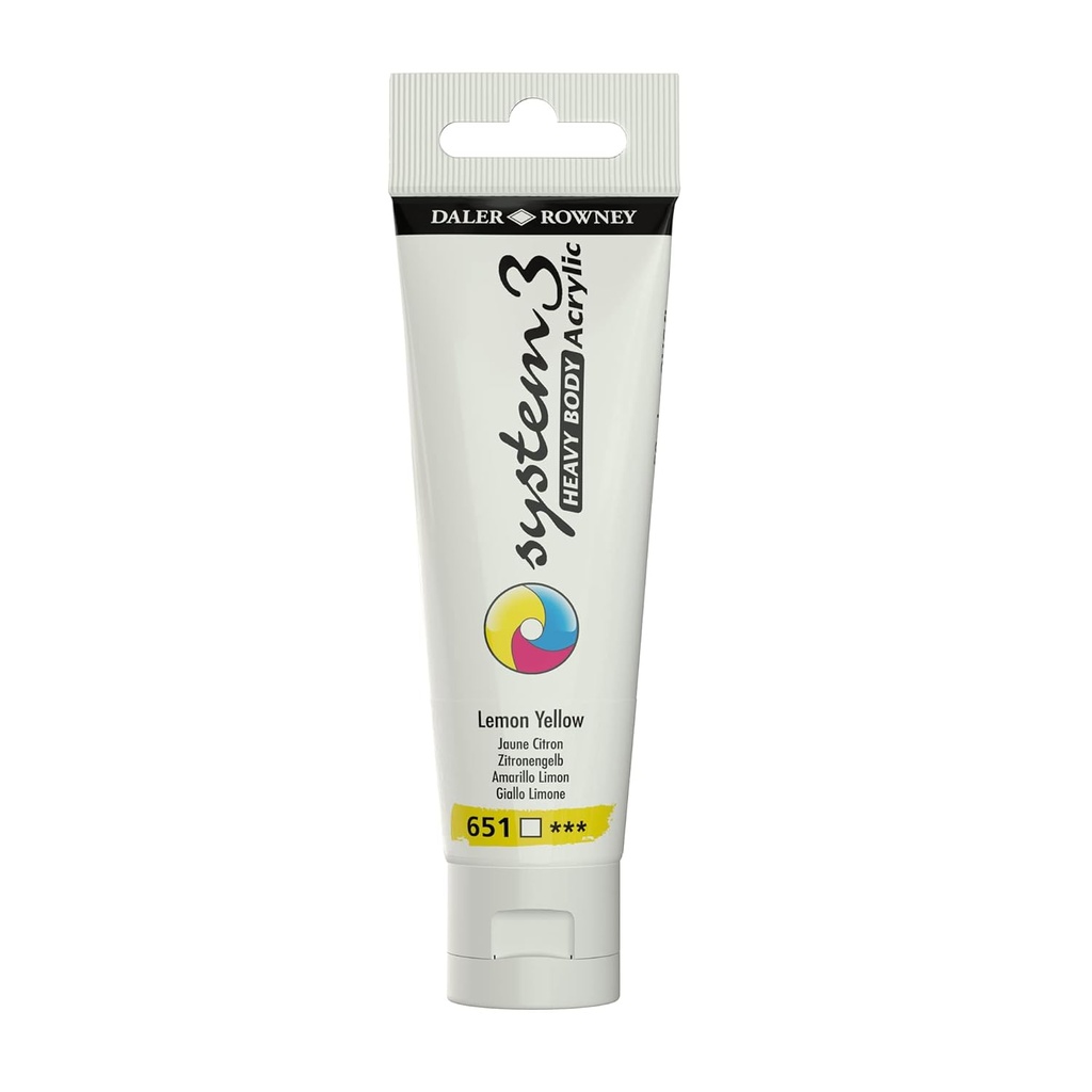 DALER ROWNEY SYSTEM3 HB 59ML LEMON YELLOW
